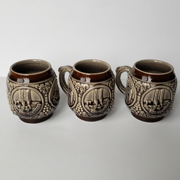 MARZI & REMY GLAZED CUPS GERMANY lot of 3 marking - Picture 4 of 8